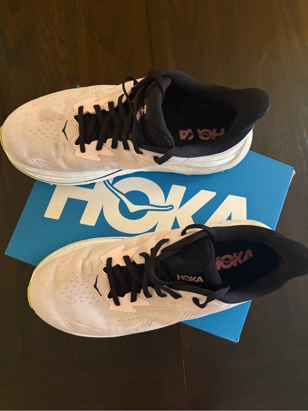 Hoka Women’s Athletic Shoes - Light Pink and Black